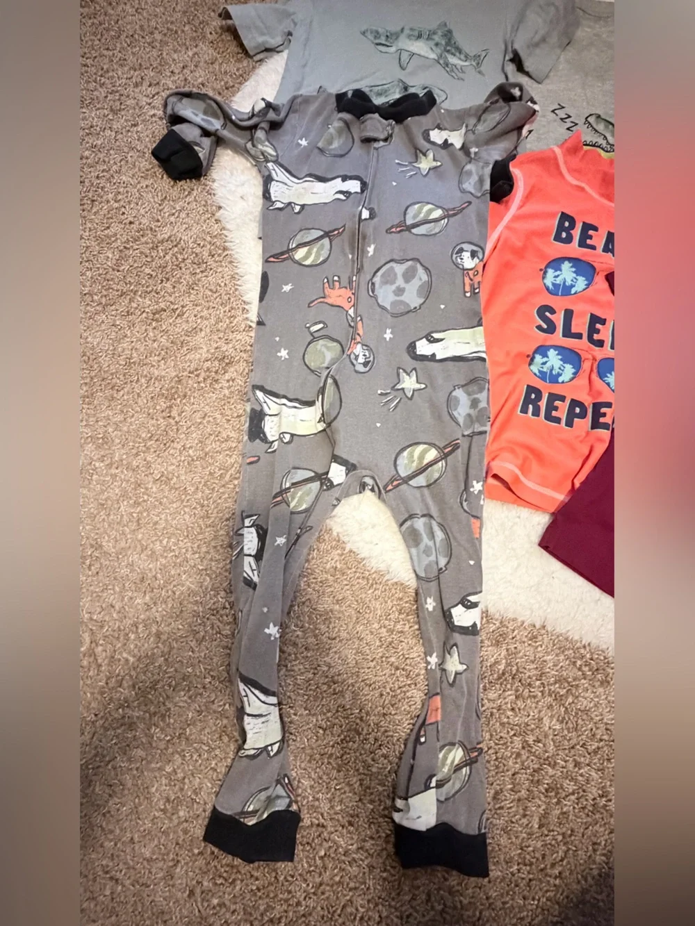 Carters Boys' 11-Piece Everyday Apparel, Swim & Sleepwear Mega-Bundle size 5T